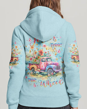 Jesus Take The Wheel Women's All Over Print Shirt - Yhlt0603243