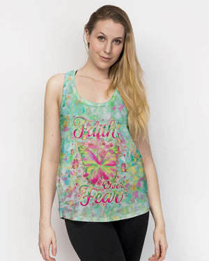 Faith Over Fear Women's All Over Print Shirt - Yhlt0801262