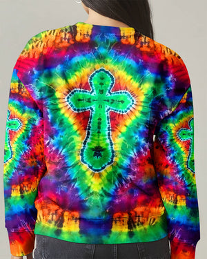Radiant Psychedelic Cross Women's All Over Print Shirt - Yhlt1201262