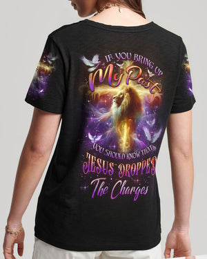 Jesus Dropped The Charges Lion Women's All Over Print Shirt - Yhlt1209242