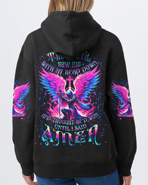 The Devil Saw Me With My Head Down Women's All Over Print Shirt - Yhdu1306244