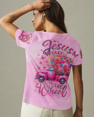 Jesus Take The Wheel Women's All Over Print Shirt - Yhlt1401254