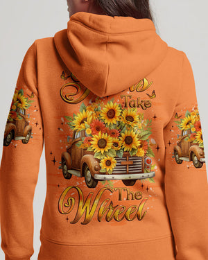 Jesus Take The Wheel Sunflowers Women's All Over Print Shirt - Yhlt1509252