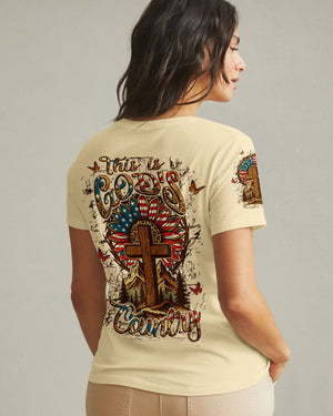 This Is God's Country Women's All Over Print Shirt - Yhlt1606252