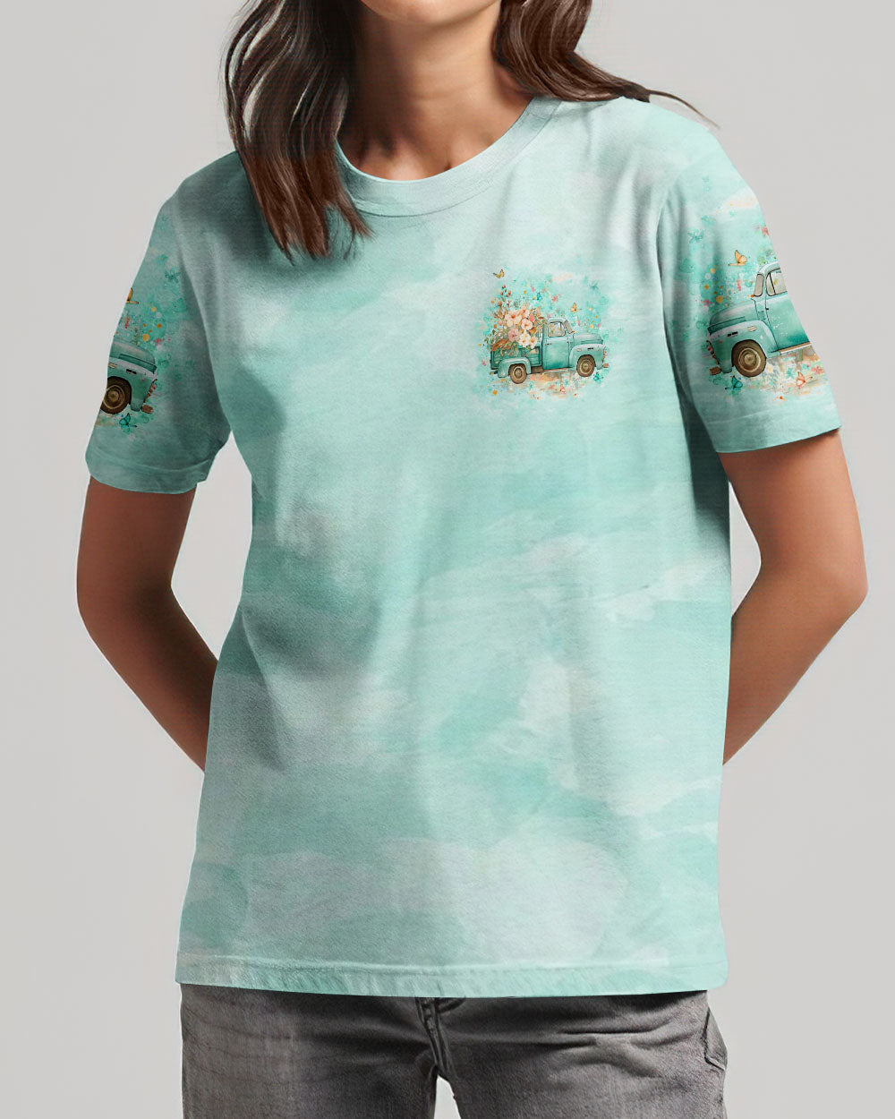 Jesus Take The Wheel Women's All Over Print Shirt - Yhlt1607242