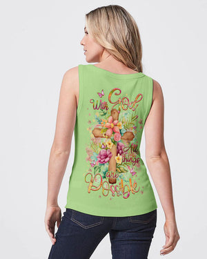 With God All Things Are Possible Women's All Over Print Shirt - Yhlt1609243