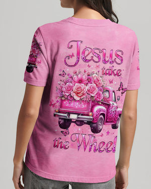 Jesus Take The Wheel Women's All Over Print Shirt - Yhlt1701253