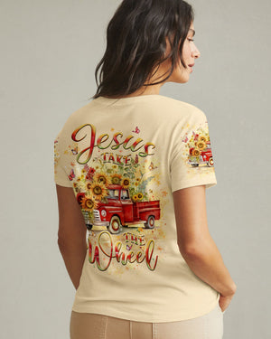 Jesus Take The Wheel Women's All Over Print Shirt - Yhlt1707241