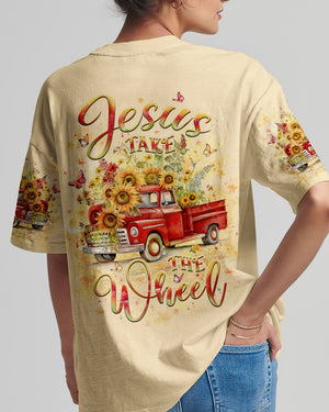 Jesus Take The Wheel Women's All Over Print Shirt - Yhlt1707241