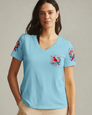 Cardinals Appear When Angels Are Near Women's All Over Print Shirt - Yhlt1803252