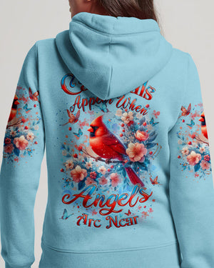 Cardinals Appear When Angels Are Near Women's All Over Print Shirt - Yhlt1803252