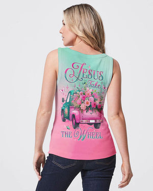 Jesus Take The Wheel Women's All Over Print Shirt - Yhlt1902252