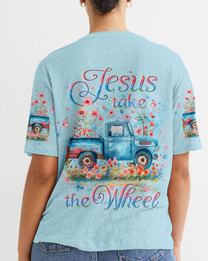 Jesus Take The Wheel Women's All Over Print Shirt - Yhlt1903243