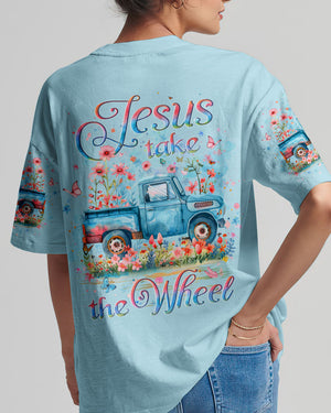 Jesus Take The Wheel Women's All Over Print Shirt - Yhlt1903243