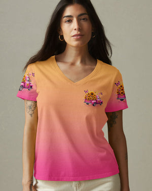 Jesus Take The Wheel Sunflowers Women's All Over Print Shirt - Yhlt2002253