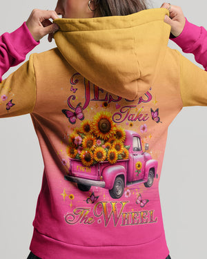 Jesus Take The Wheel Sunflowers Women's All Over Print Shirt - Yhlt2002253
