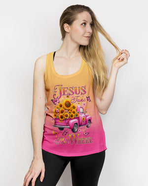 Jesus Take The Wheel Sunflowers Women's All Over Print Shirt - Yhlt2002253