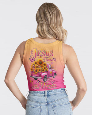 Jesus Take The Wheel Sunflowers Women's All Over Print Shirt - Yhlt2002253