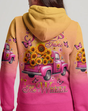 Jesus Take The Wheel Sunflowers Women's All Over Print Shirt - Yhlt2002253