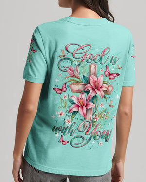 God Is With You Women's All Over Print Shirt - Yhlt2110252