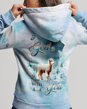 God Is With You Women's All Over Print Shirt - Yhlt2201252