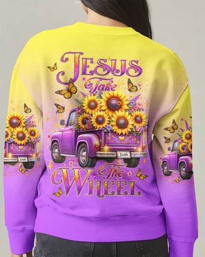 Jesus Take The Wheel Women's All Over Print Shirt - Yhlt2402253