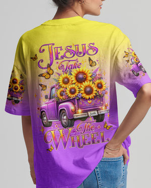Jesus Take The Wheel Women's All Over Print Shirt - Yhlt2402253