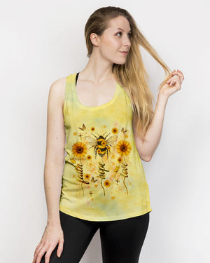 Faith Hope Love Bee Women's All Over Print Shirt - Yhlt2406253