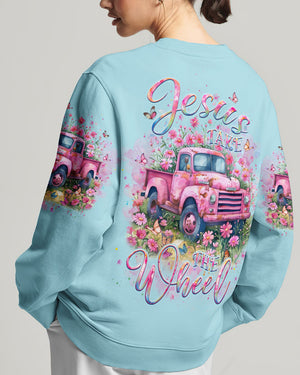 Jesus Take The Wheel Women's All Over Print Shirt - Yhlt2407243