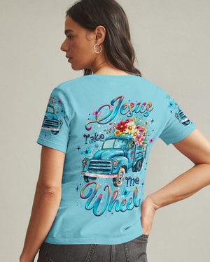 Jesus Take The Wheel Women's All Over Print Shirt - Yhlt2409252