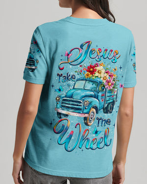 Jesus Take The Wheel Women's All Over Print Shirt - Yhlt2409252