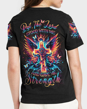 But The Lord Stood With Me Women's All Over Print Shirt - Yhlt2501244