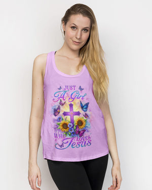 Just A Girl Who Loves Jesus Women's All Over Print Shirt - Yhlt2712233