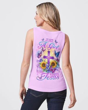 Just A Girl Who Loves Jesus Women's All Over Print Shirt - Yhlt2712233