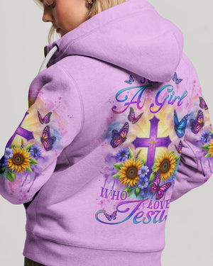 Just A Girl Who Loves Jesus Women's All Over Print Shirt - Yhlt2712233