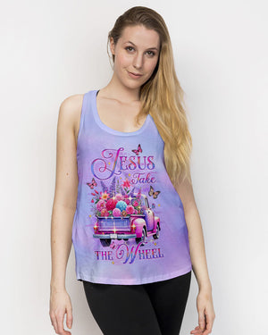 Jesus Take The Wheel Women's All Over Print Shirt - Yhlt3012244