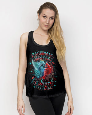 Cardinals Appear When Angels Are Near Women's All Over Print Shirt - Yhlt3103251