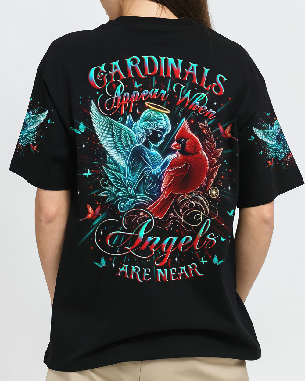 Cardinals Appear When Angels Are Near Women's All Over Print Shirt - Yhlt3103251