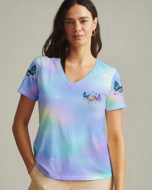Faith Hope Love Butterfly Women's All Over Print Shirt - Yhlt3112242