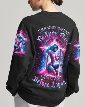 She Who Kneels Before God Women's All Over Print Shirt - Yhlt1704242