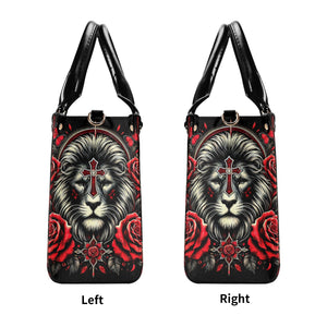 Lion Rose Leather Handbag - Tltr0511244