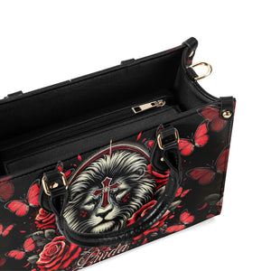 Lion Rose Leather Handbag - Tltr0511244