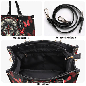 Lion Rose Leather Handbag - Tltr0511244