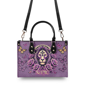 Lion Rose Leather Handbag - Tlno0411244