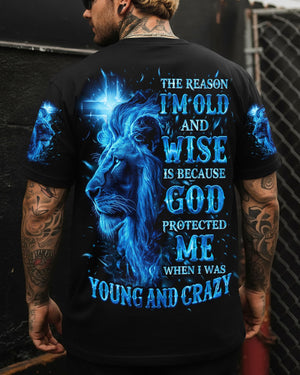 The Reason I’m Old And Wise Lion Men's All Over Print Shirt - Tlno0711251