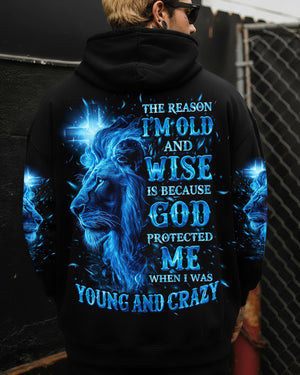 The Reason I’m Old And Wise Lion Men's All Over Print Shirt - Tlno0711251