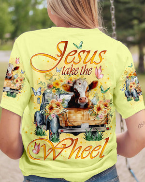 Jesus Take The Wheel Women's All Over Print Shirt - Tlno2407244