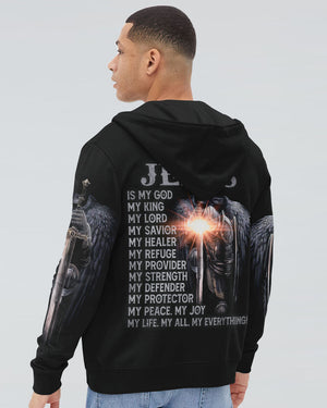 Jesus Is My God My King My Lord Warrior Men's All Over Print Shirt - Ri2406236