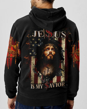Jesus Is My Savior Crack Flag Men's All Over Print Shirt - Tltw260423