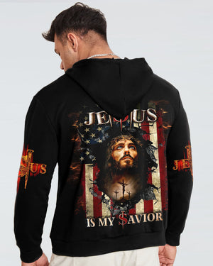 Jesus Is My Savior Crack Flag Men's All Over Print Shirt - Tltw260423